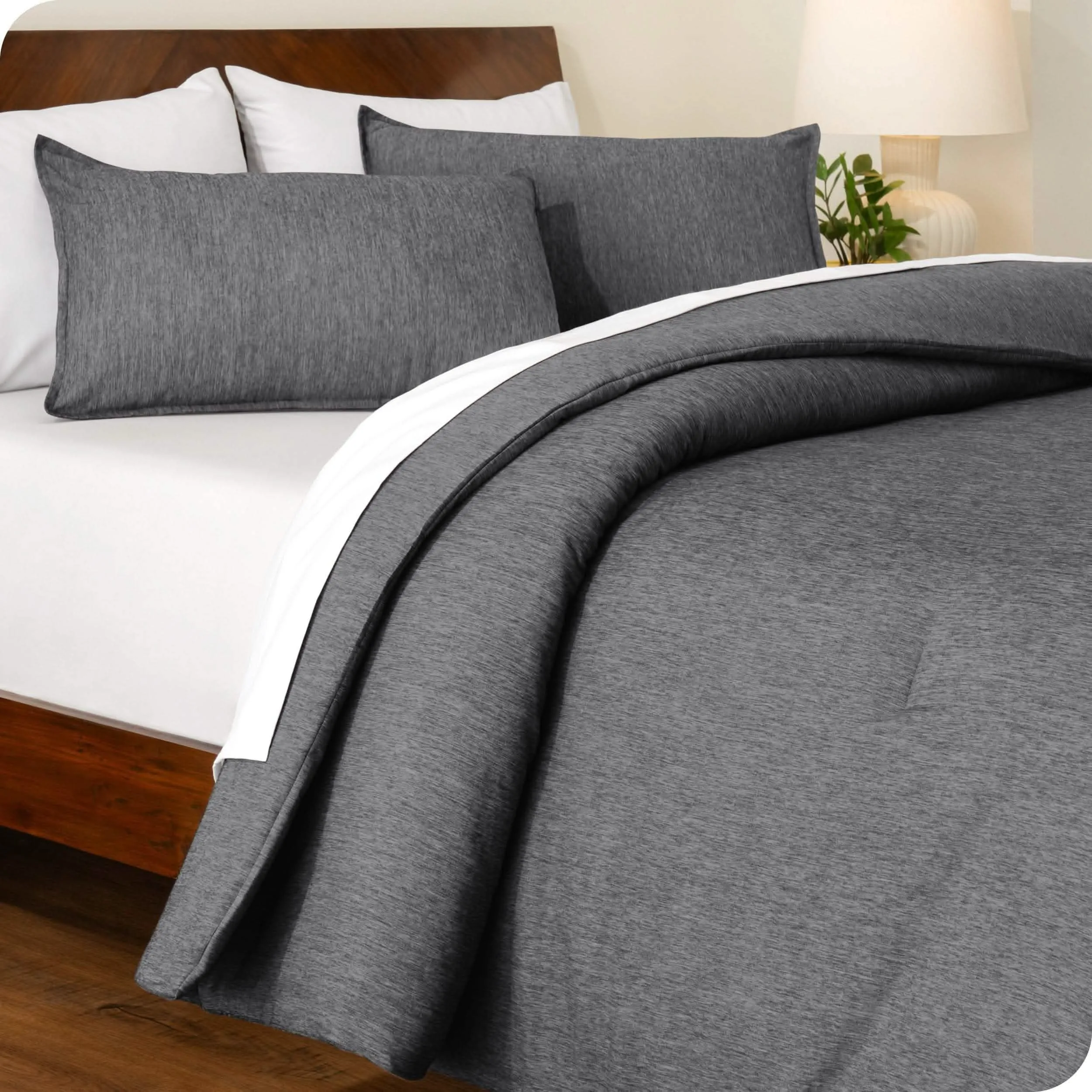 Down Alternative Track Stitch Comforter Set