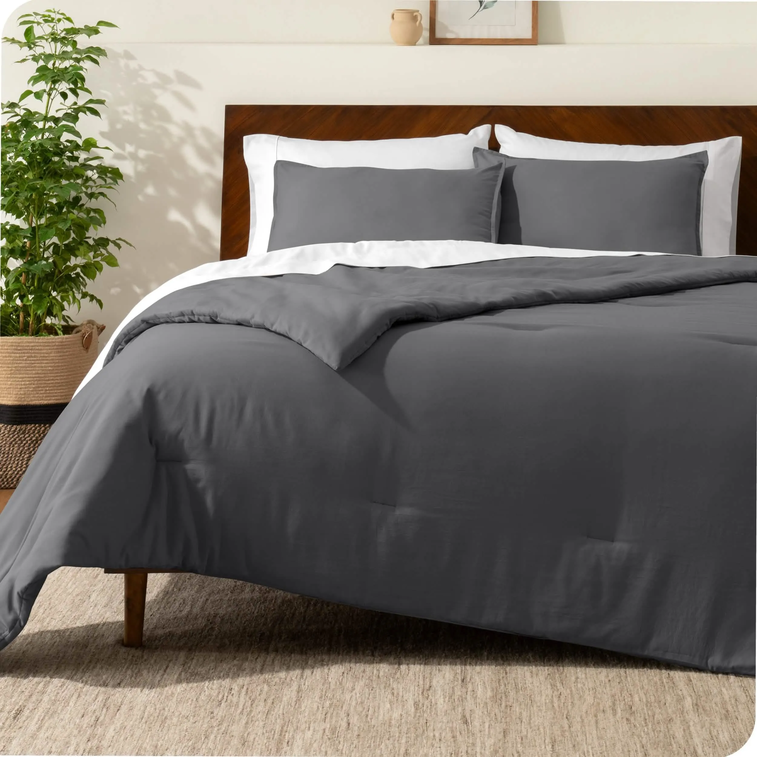 Down Alternative Track Stitch Comforter Set