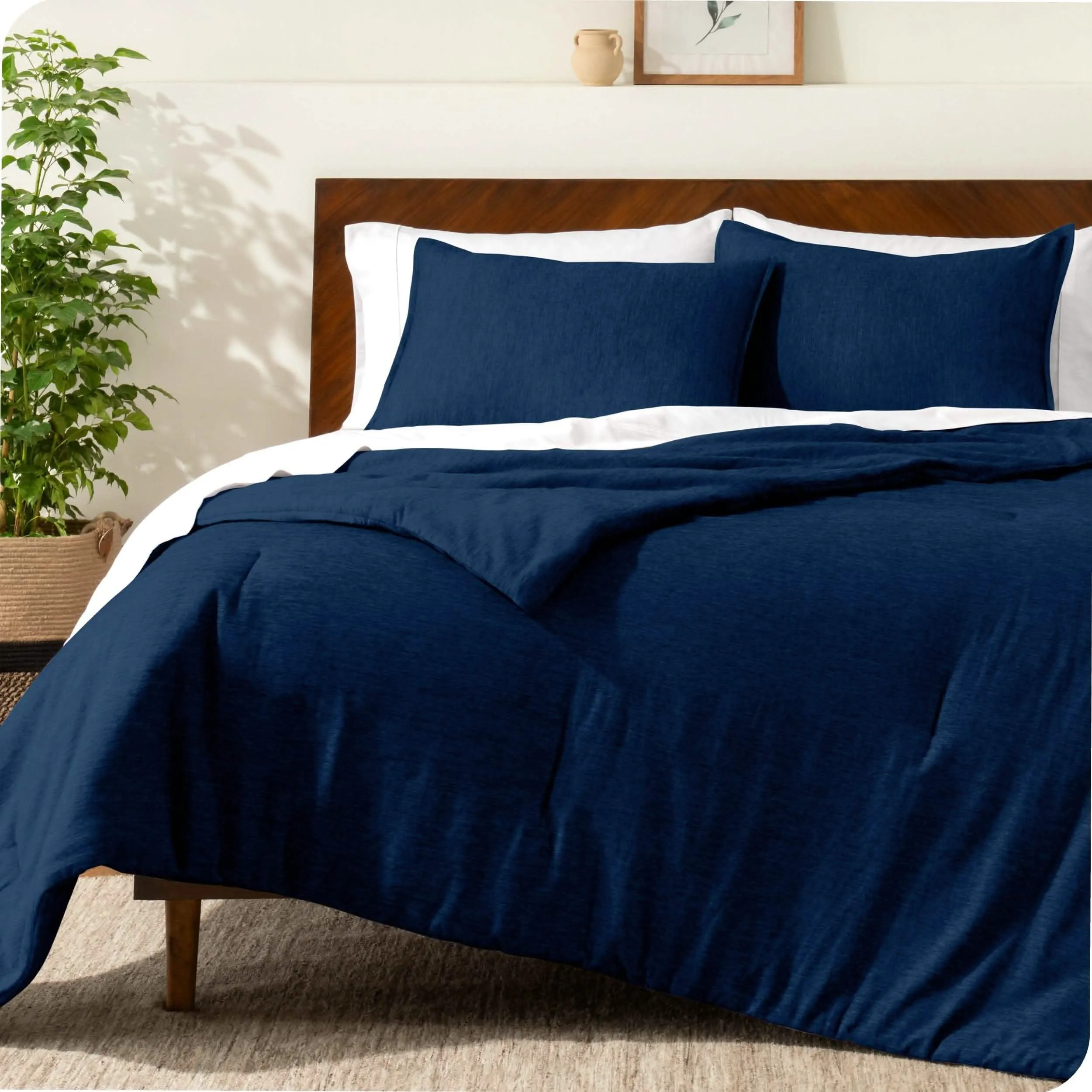 Down Alternative Track Stitch Comforter Set