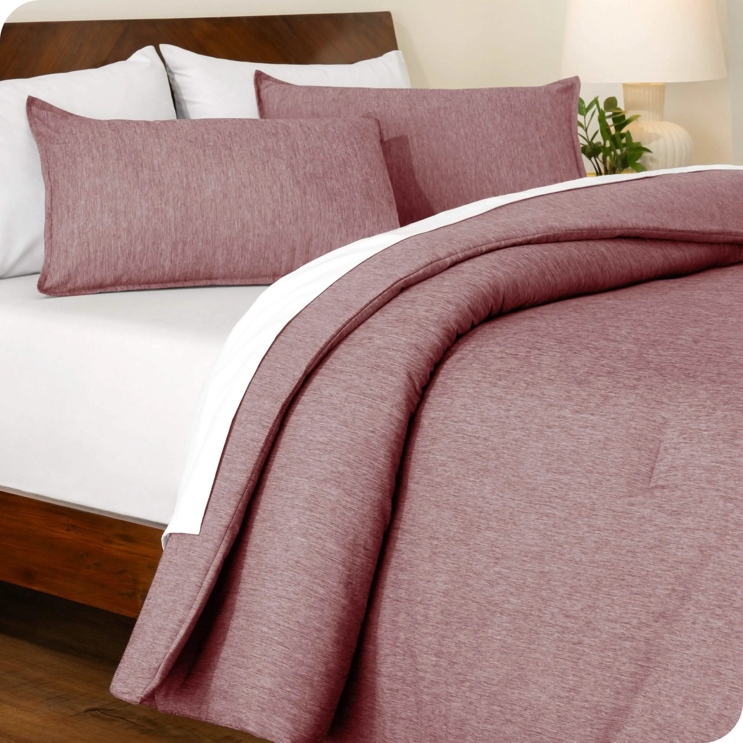 Down Alternative Track Stitch Comforter Set