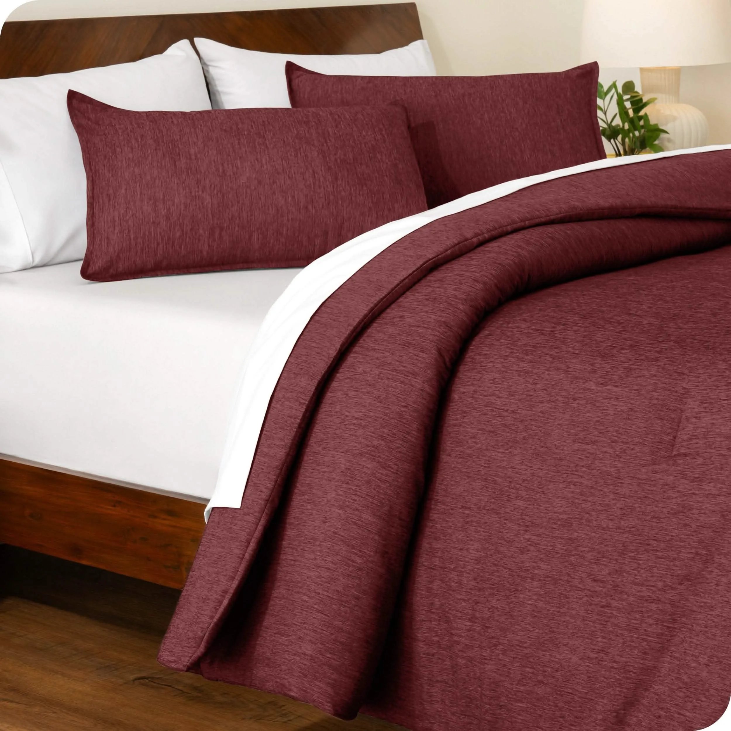 Down Alternative Track Stitch Comforter Set