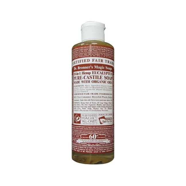 Dr. Bronner's 18-1 Hemp Eucalyptus Pure-Castile Soap 4oz