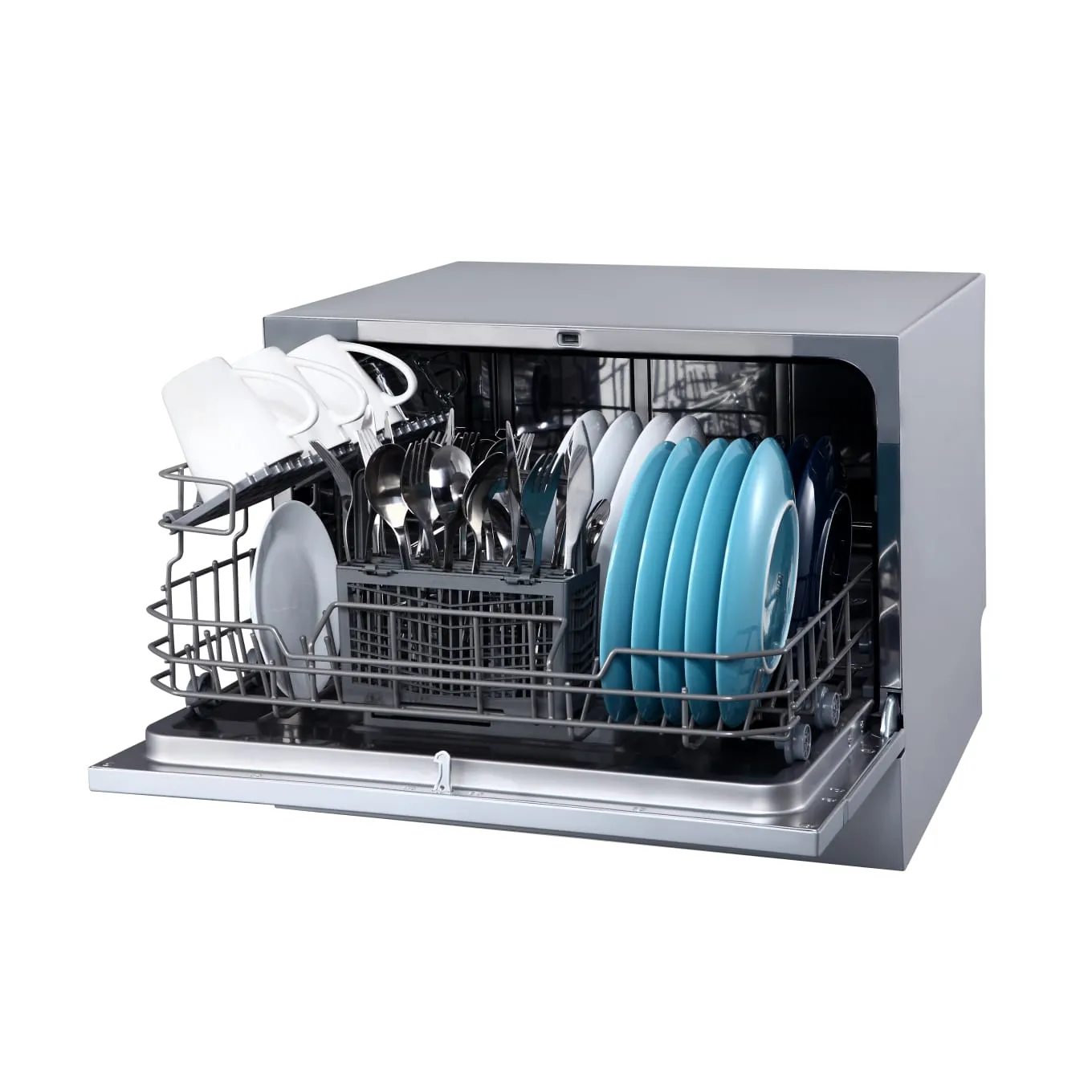 Edgestar DWP62WH 22" Wide 6 Place Setting Countertop Dishwasher in Silver