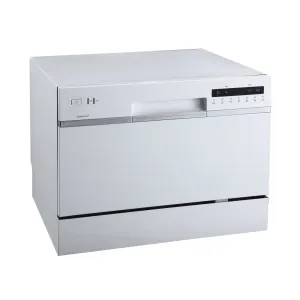 Edgestar DWP62WH 22" Wide 6 Place Setting Countertop Dishwasher in Silver