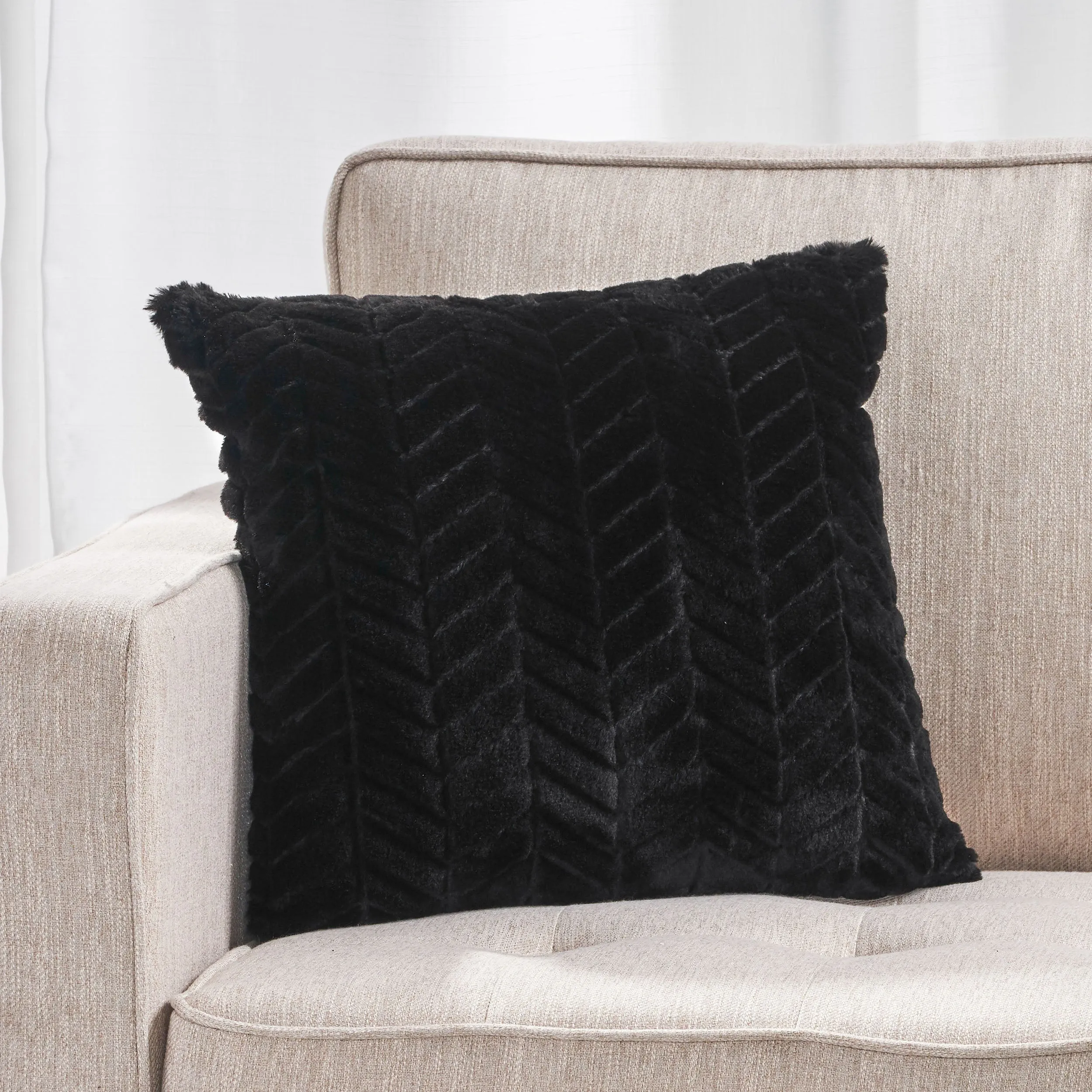 Elise Fur Throw Pillows