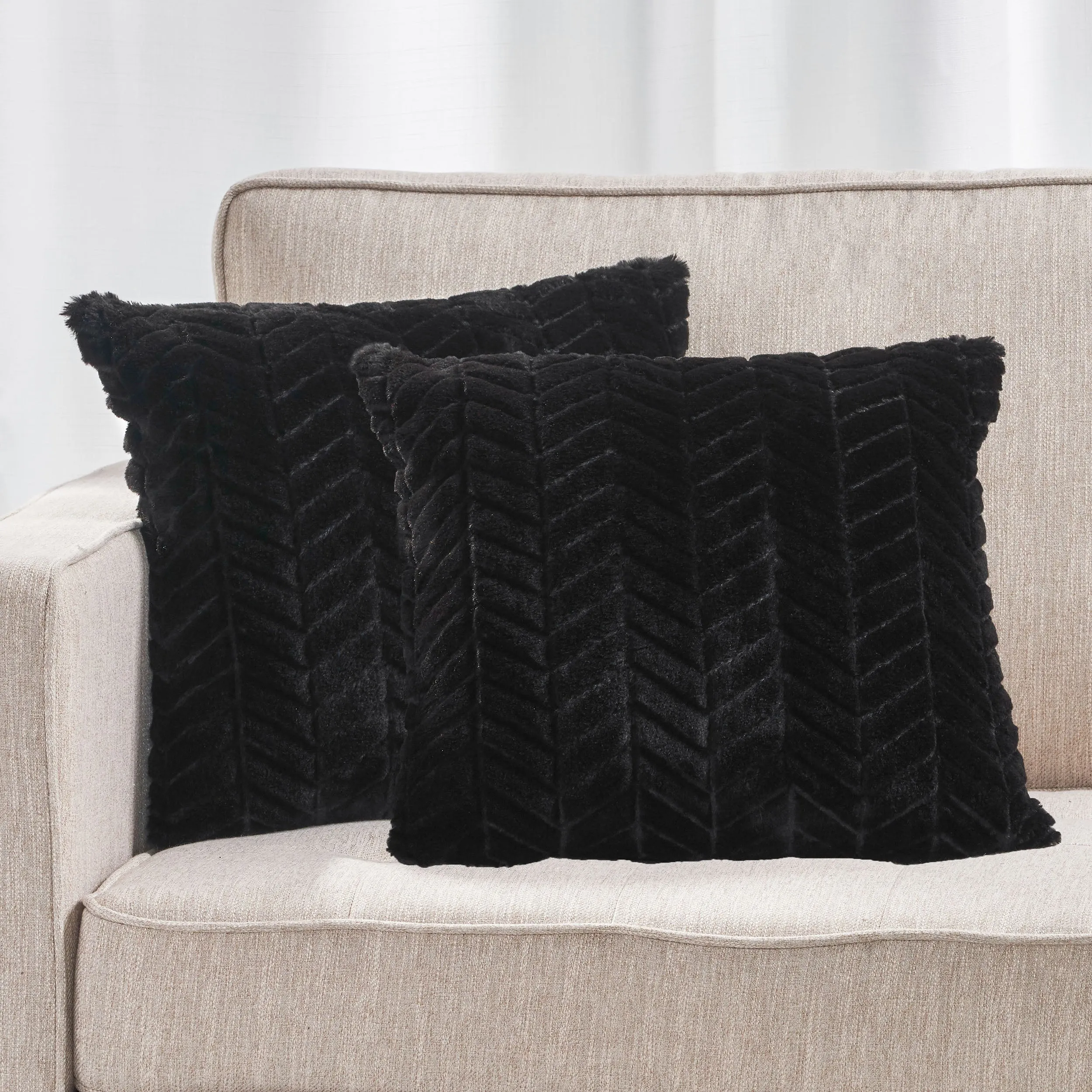 Elise Fur Throw Pillows