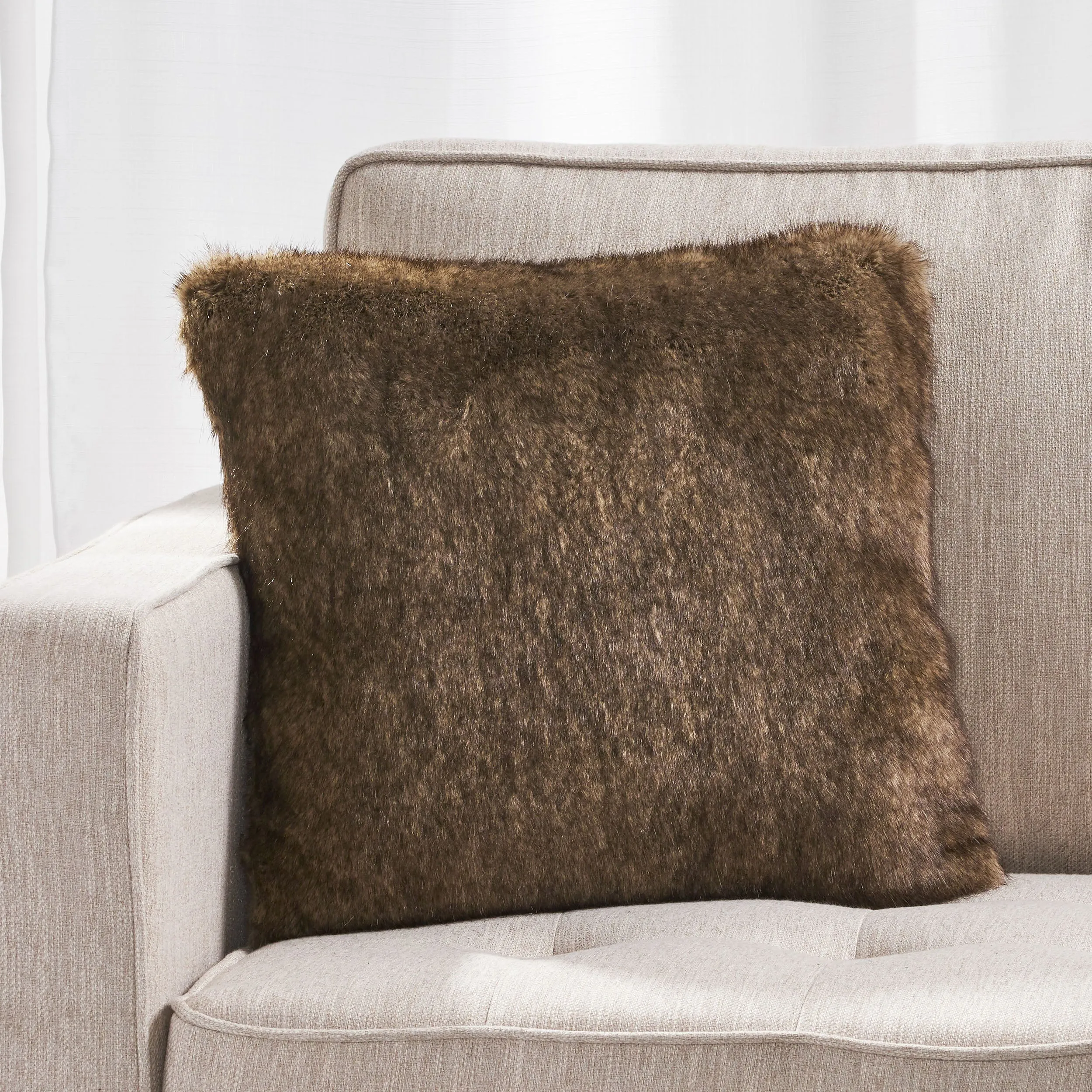 Elise Fur Throw Pillows