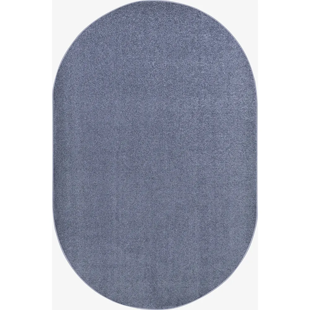 Endurance Oval Glacier Blue Area Rug