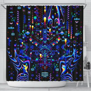 Game Hands Shower Curtain | TAS Visuals