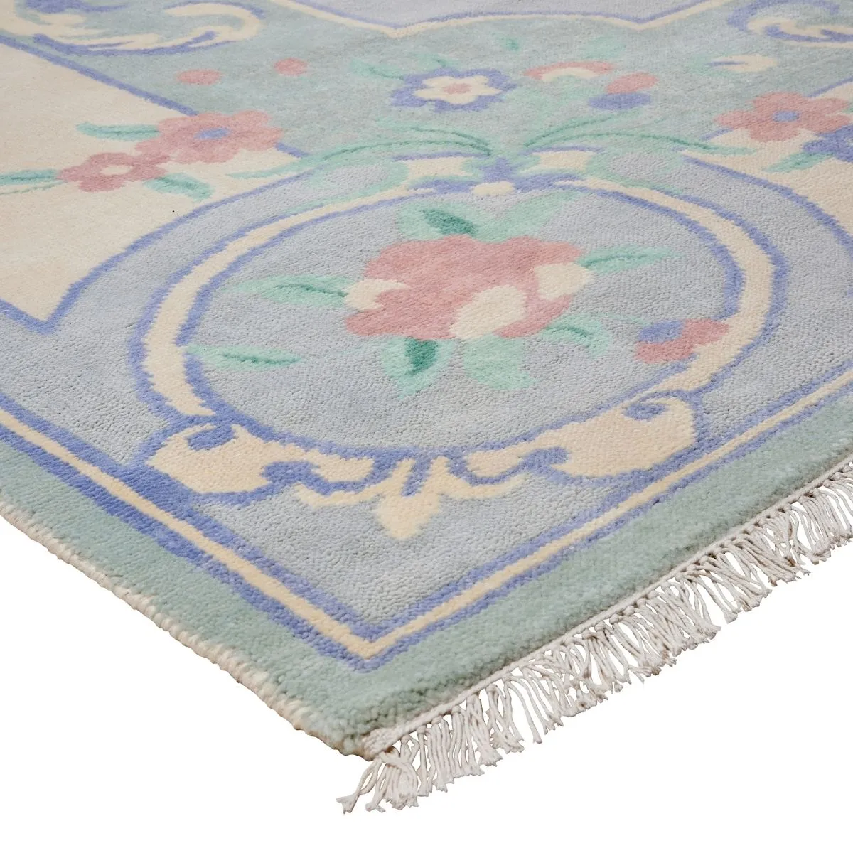 Gardenia Rug in Powder Blue