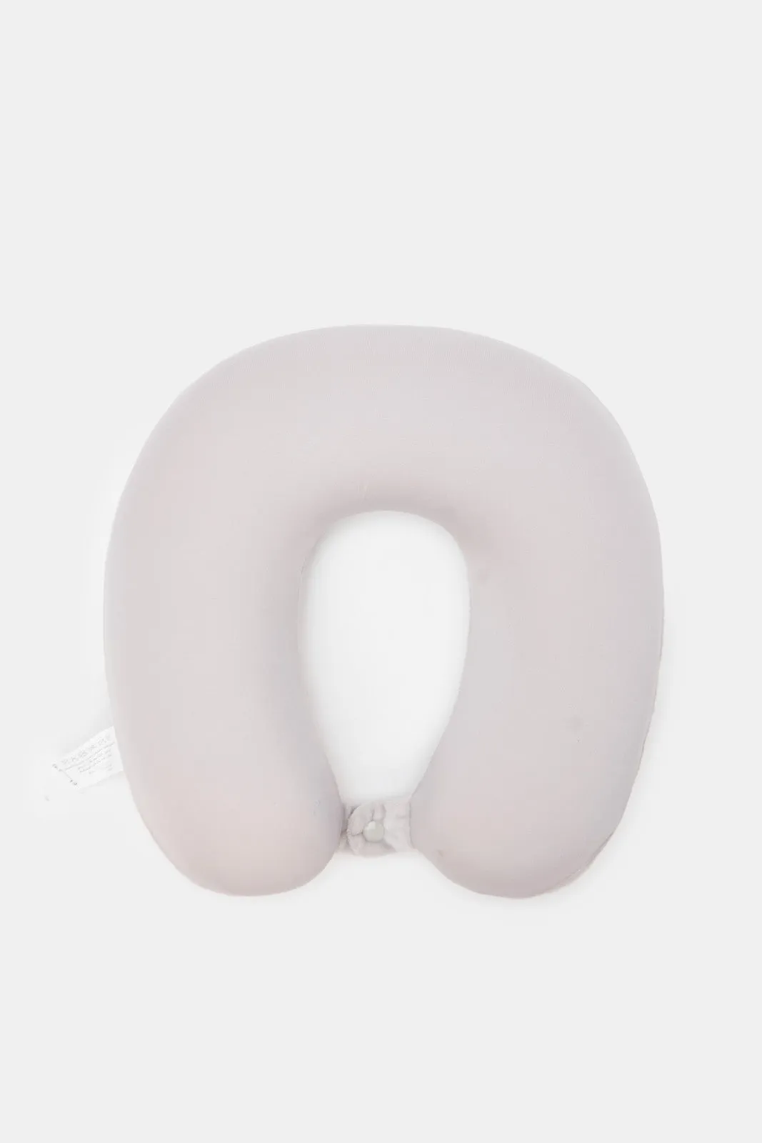 Grey U Shape Soft Travel Pillow