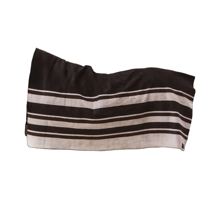 Heavy Fleece Rug Square Stripes