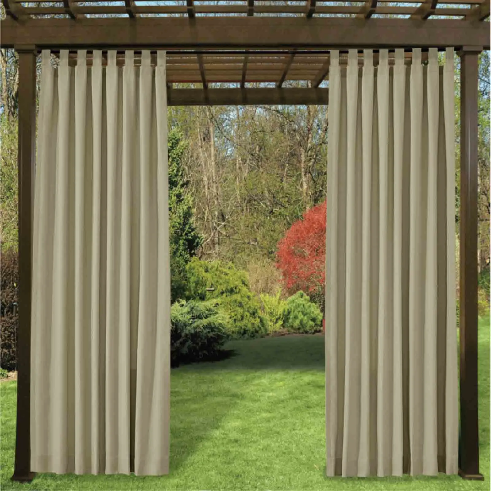 Heck Solid Acrylic Outdoor Curtain