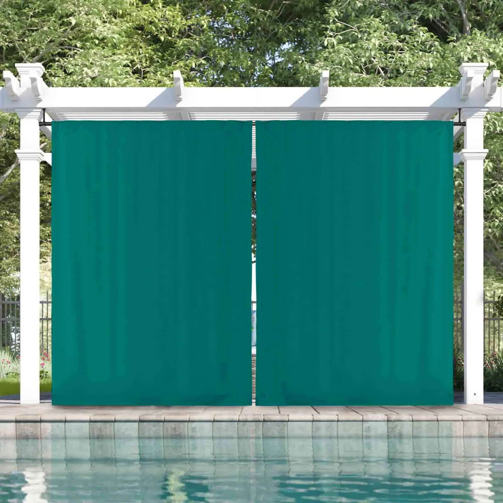 Heck Solid Acrylic Outdoor Curtain