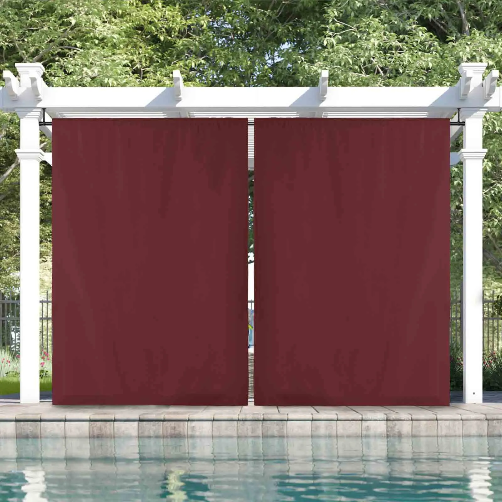 Heck Solid Acrylic Outdoor Curtain