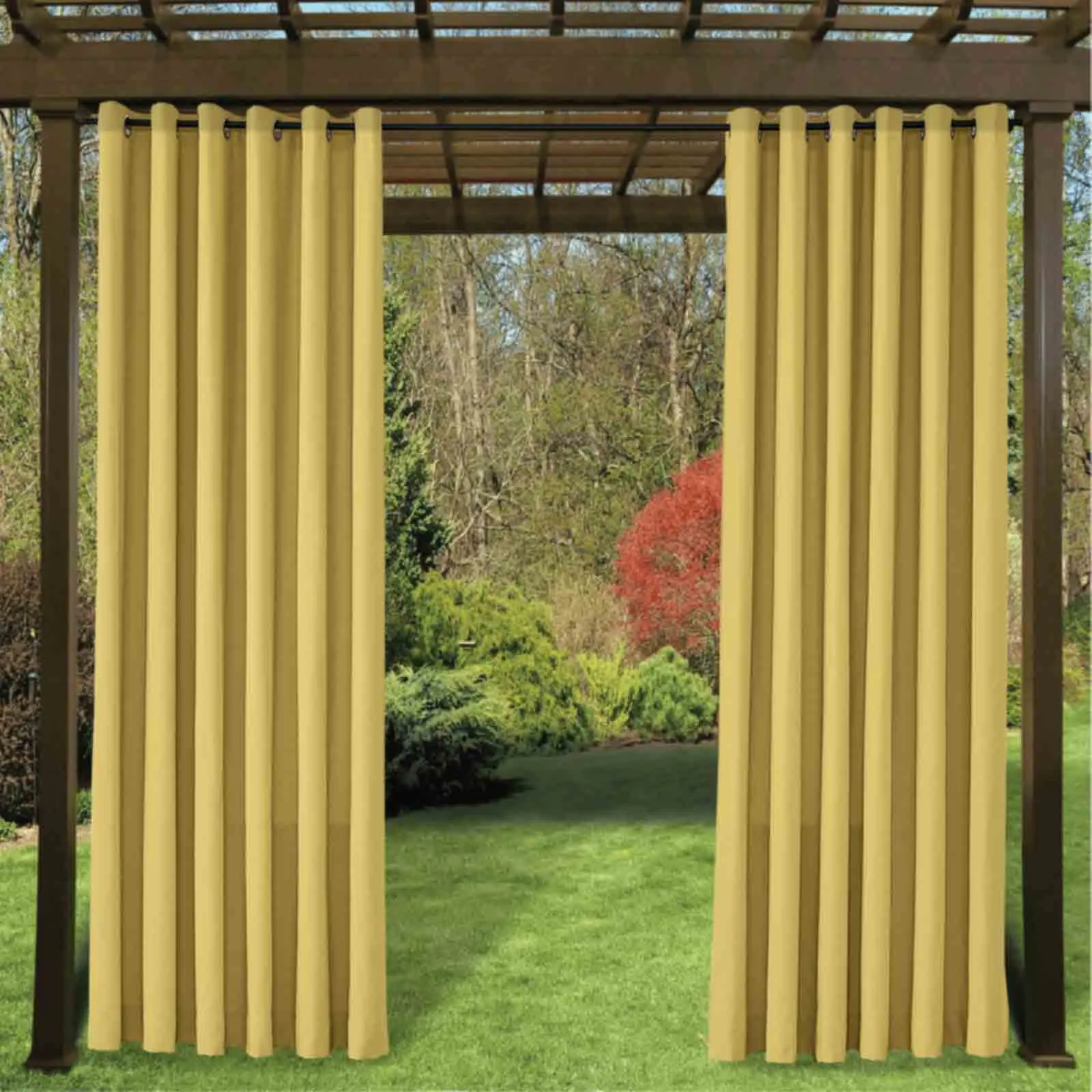 Heck Solid Acrylic Outdoor Curtain