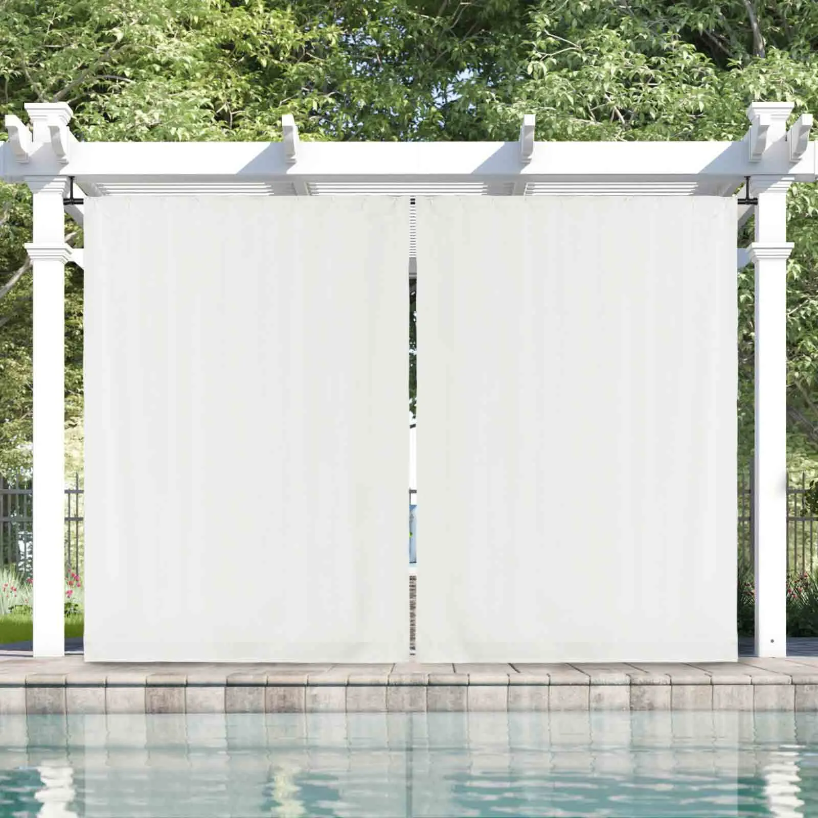 Heck Solid Acrylic Outdoor Curtain