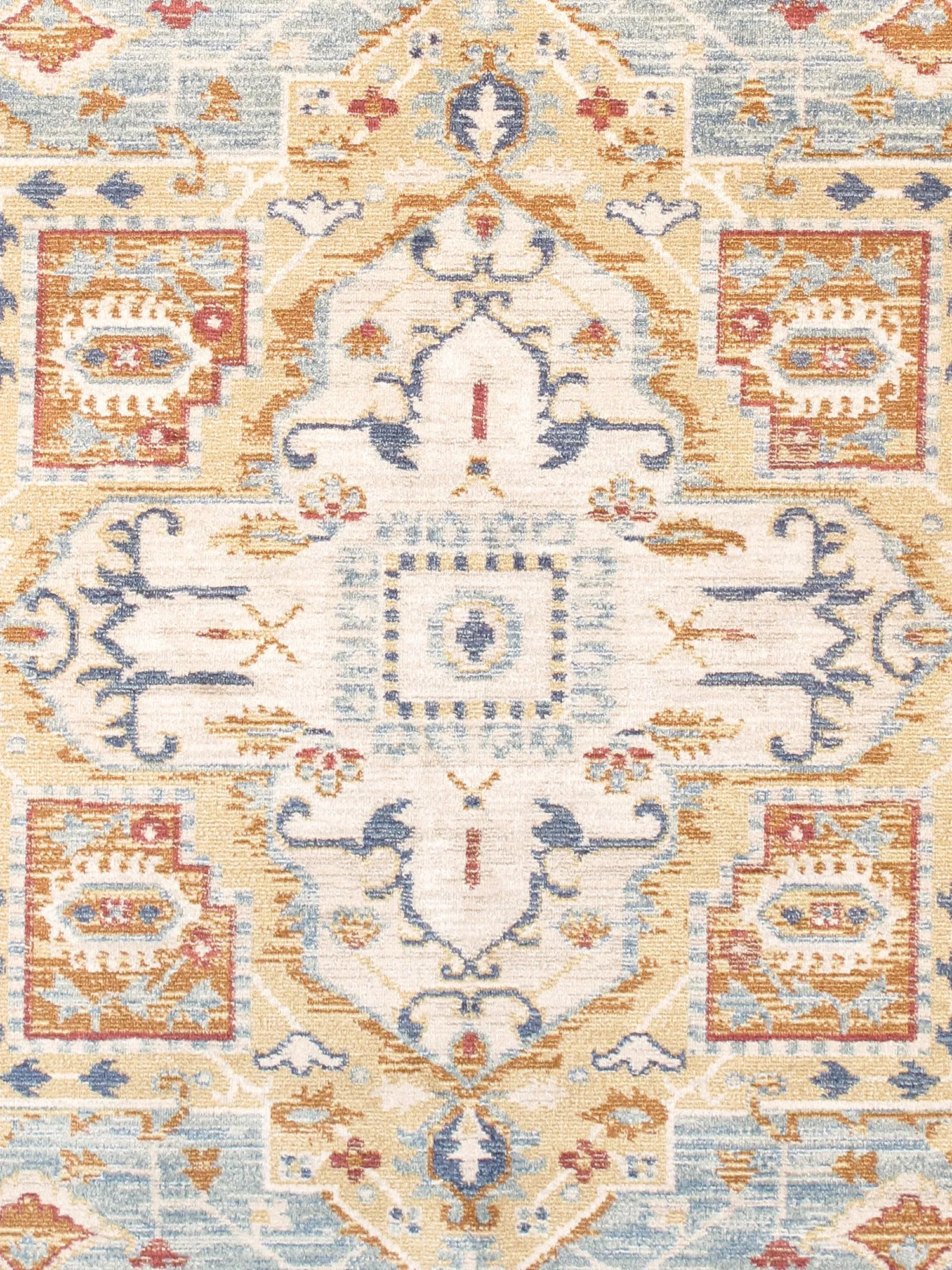 Heritage Design L. Blue Fabric Area Rug-12' 0" X 15' 0"