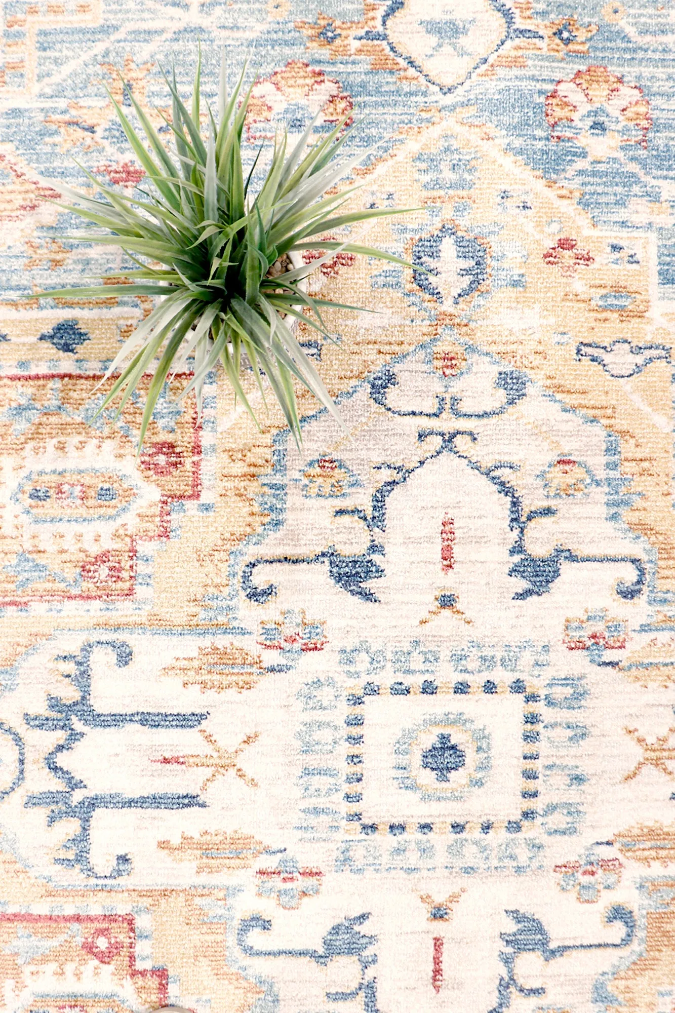 Heritage Design L. Blue Fabric Area Rug-12' 0" X 15' 0"