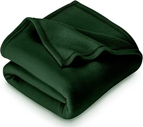 Home Stylish Glacial Polar Fleece Blanket, Single with Bag