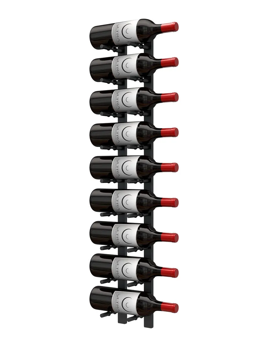 HZ Wall Rails - 3FT Metal Wine Rack (9 To 27 Bottles)