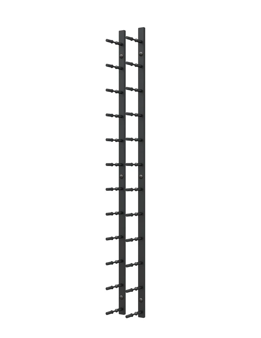 HZ Wall Rails - 4FT Metal Wine Rack (12 To 36 Bottles)