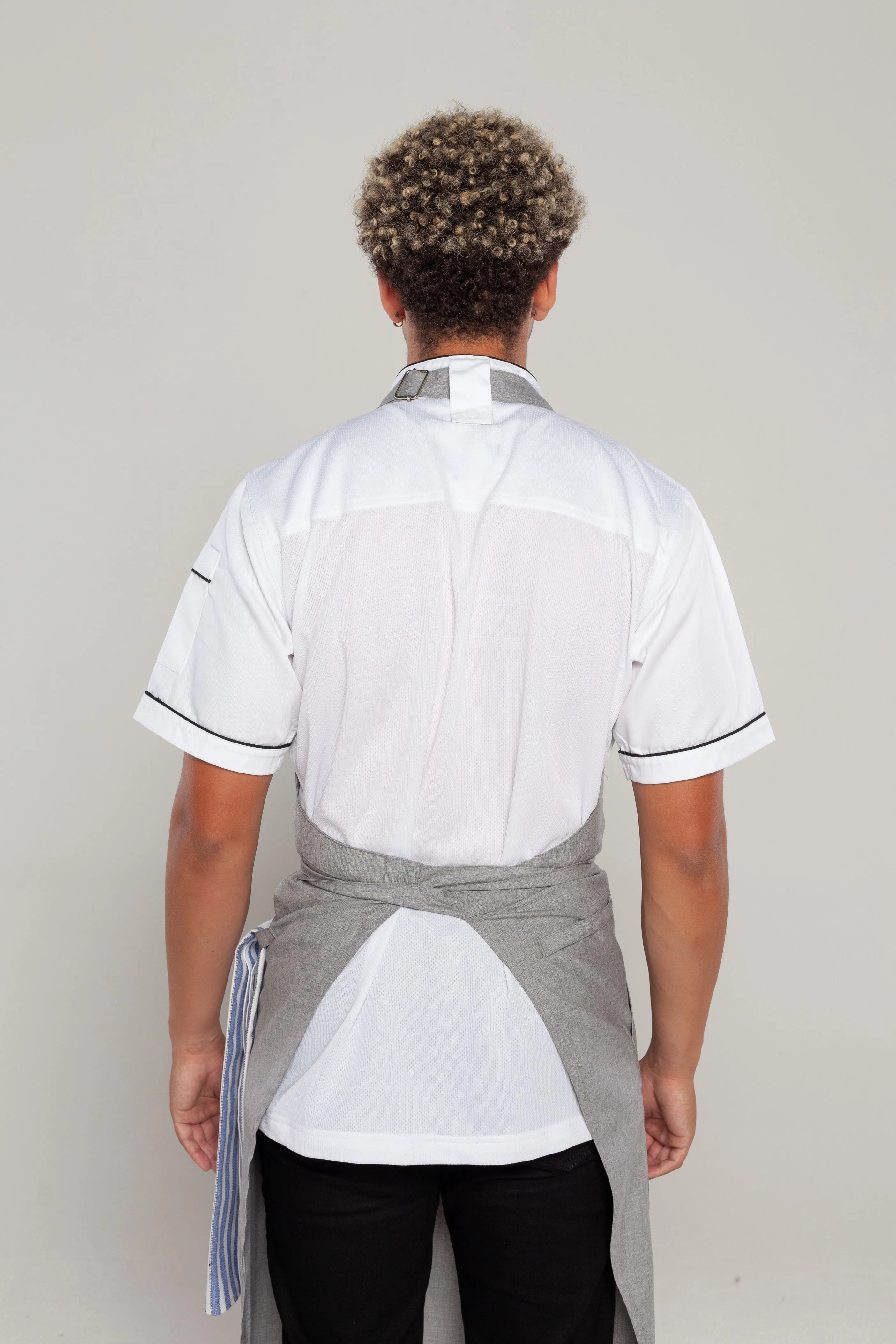 Josh Steel Grey bib Small size Apron