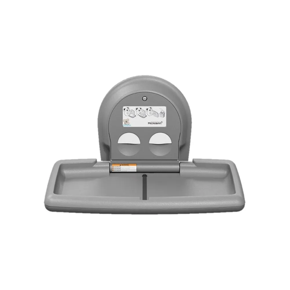 KB300SS Koala Kare Stainless Steel Veneer Horizontal Surface Mounted Baby Changing Station