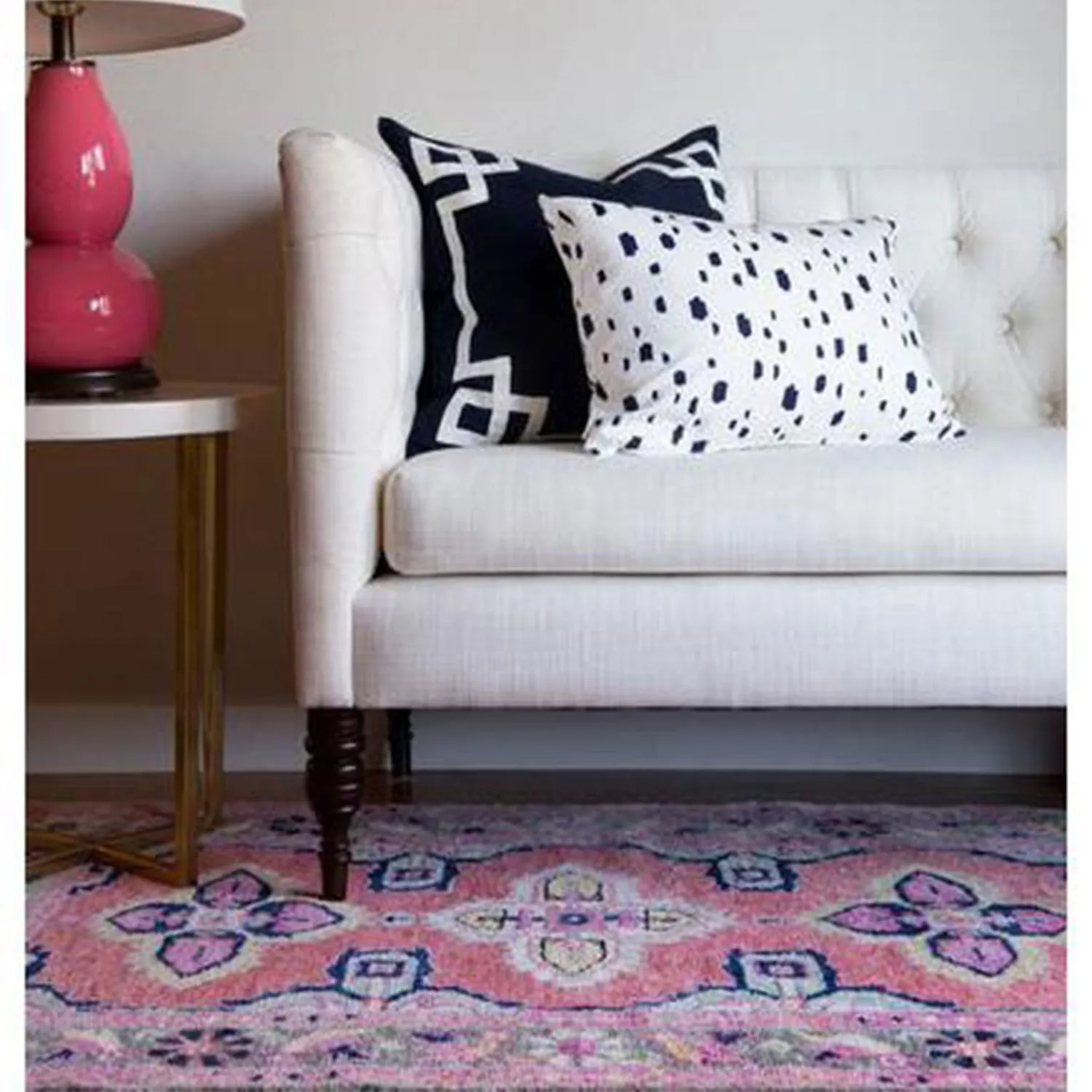 Kismet Rug in Coral