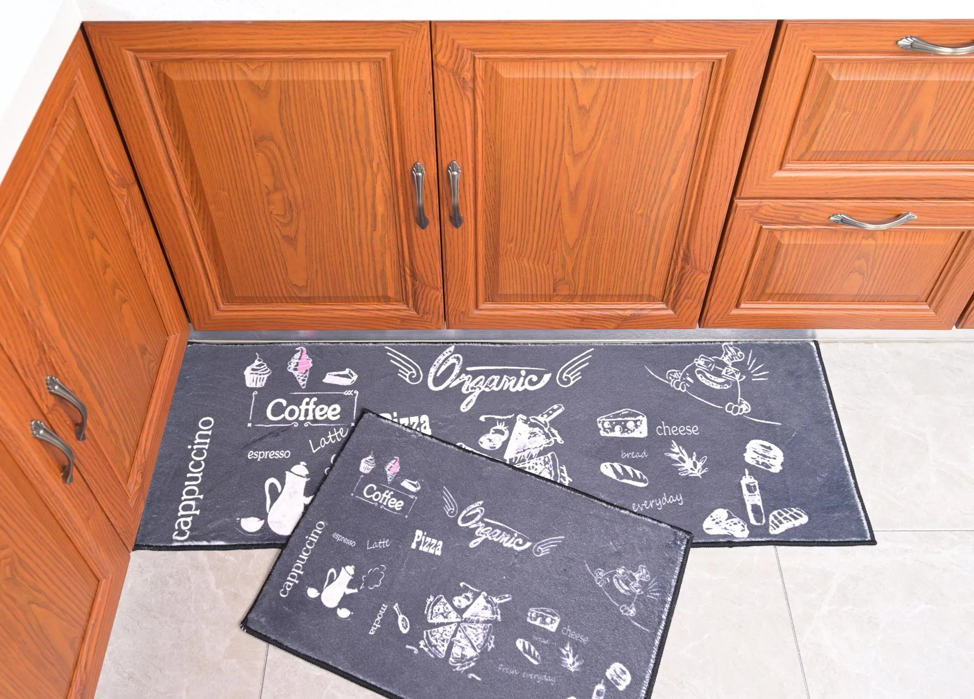 Kitchen Rug Mat 2 Pcs Set