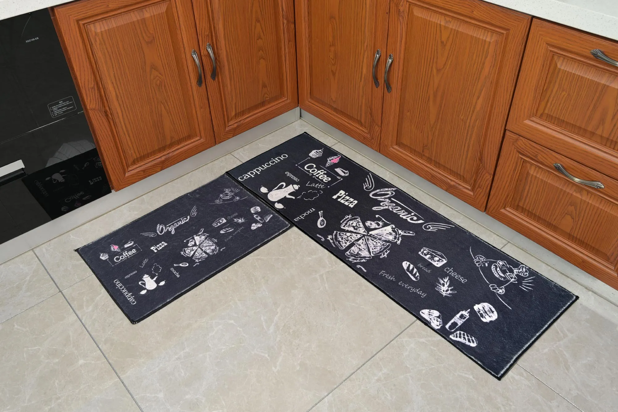 Kitchen Rug Mat 2 Pcs Set