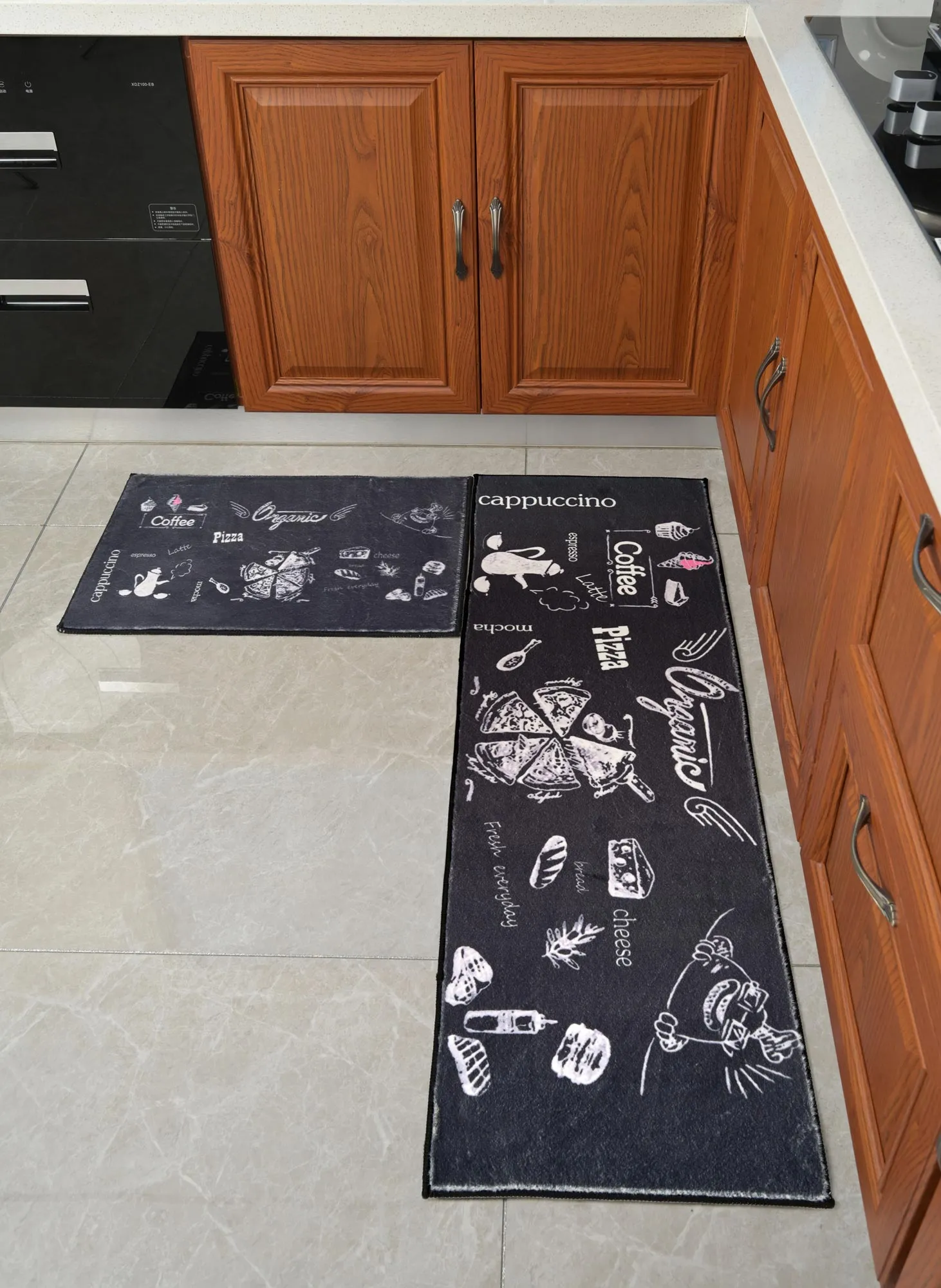 Kitchen Rug Mat 2 Pcs Set