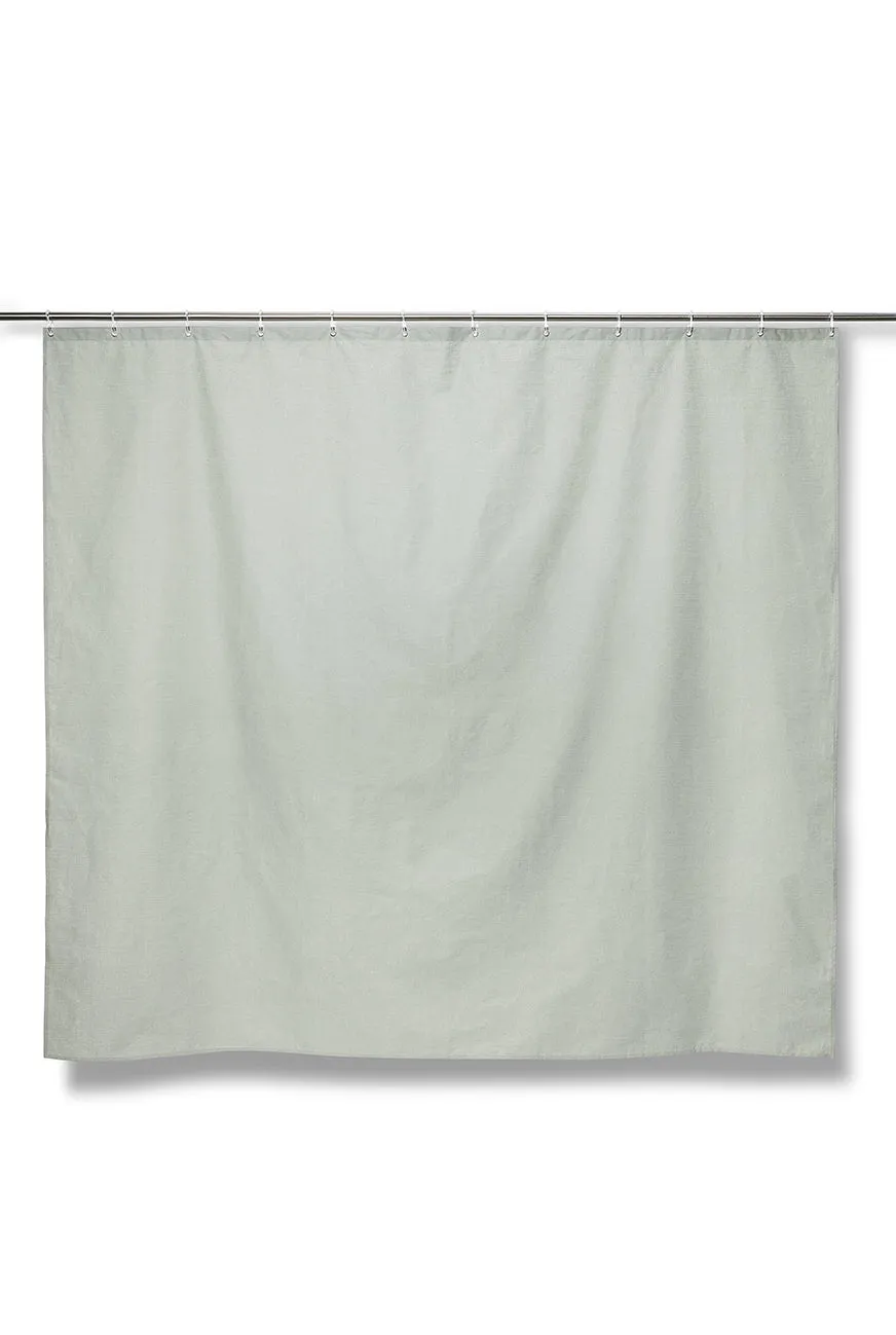 Linen Shower Curtain in Sage Green in 4 Sizes