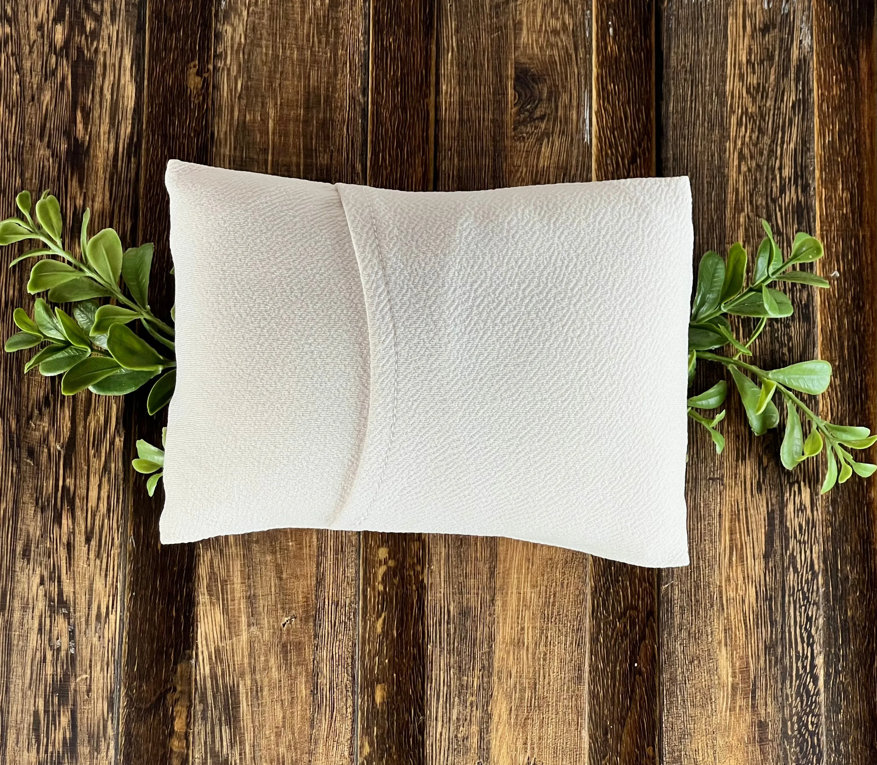 Mini Pillow with Cover - Textured - Stone