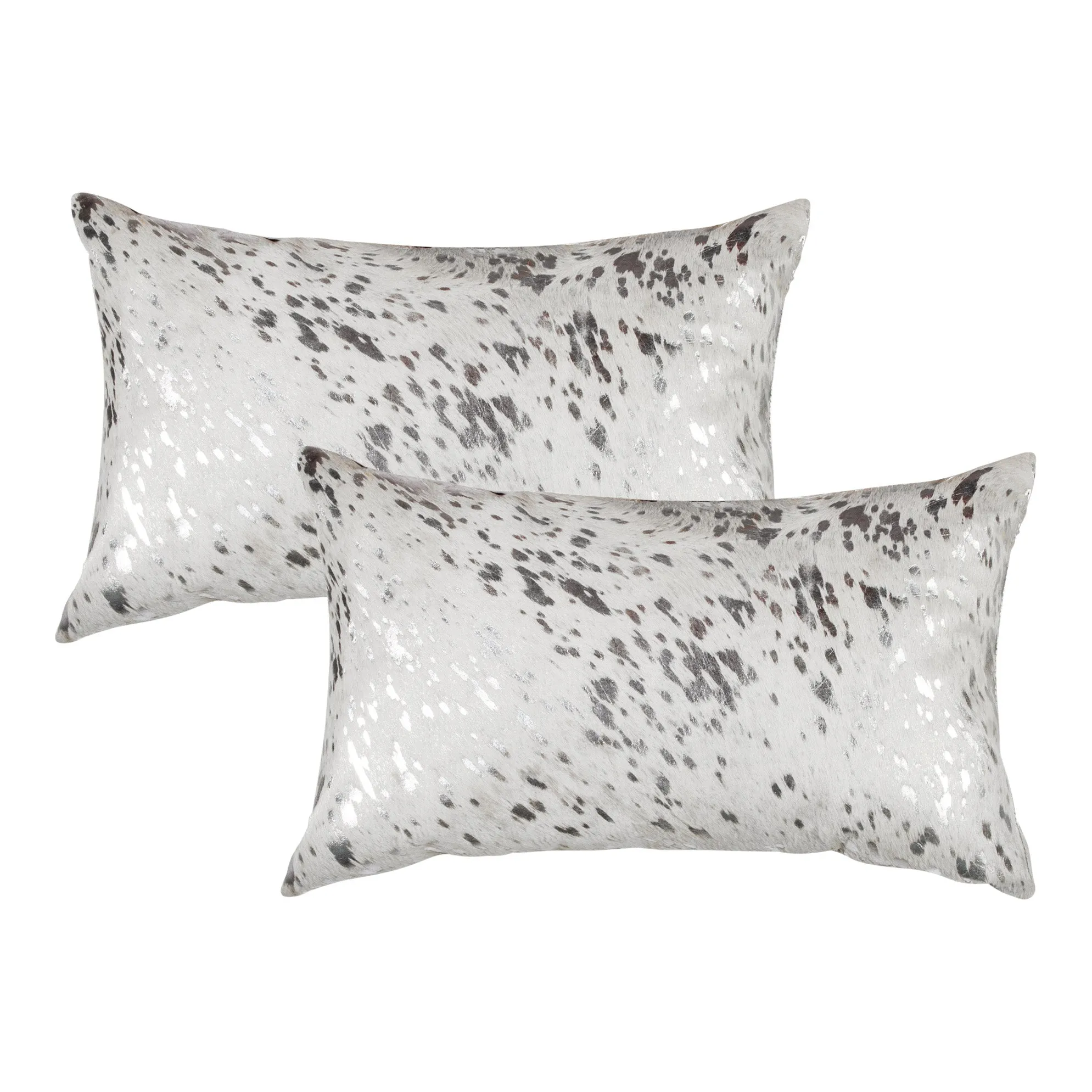 Natural Home Decor Torino Scotland Cowhide Pillow-2-Piece