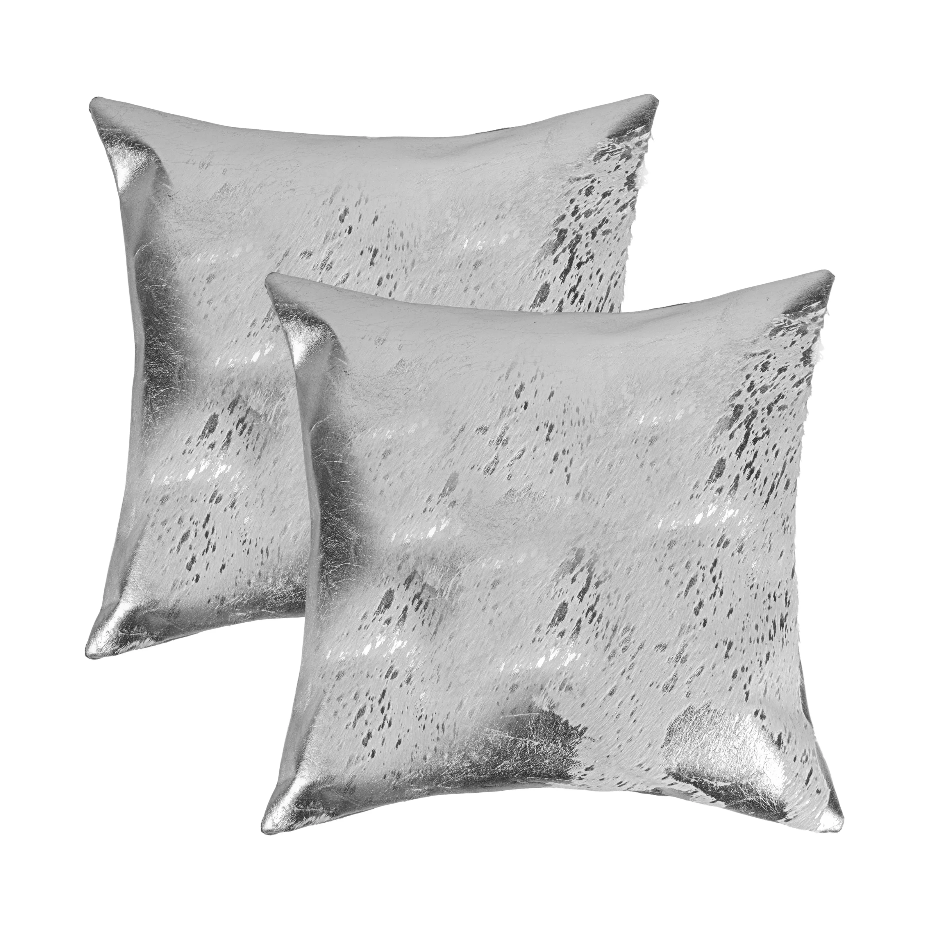 Natural Home Decor Torino Scotland Cowhide Pillow-2-Piece