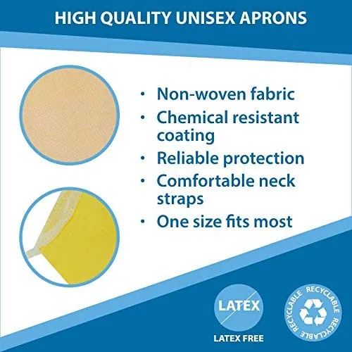 Non woven Polypropylene Apron, 29"x44", Chemical Resistant