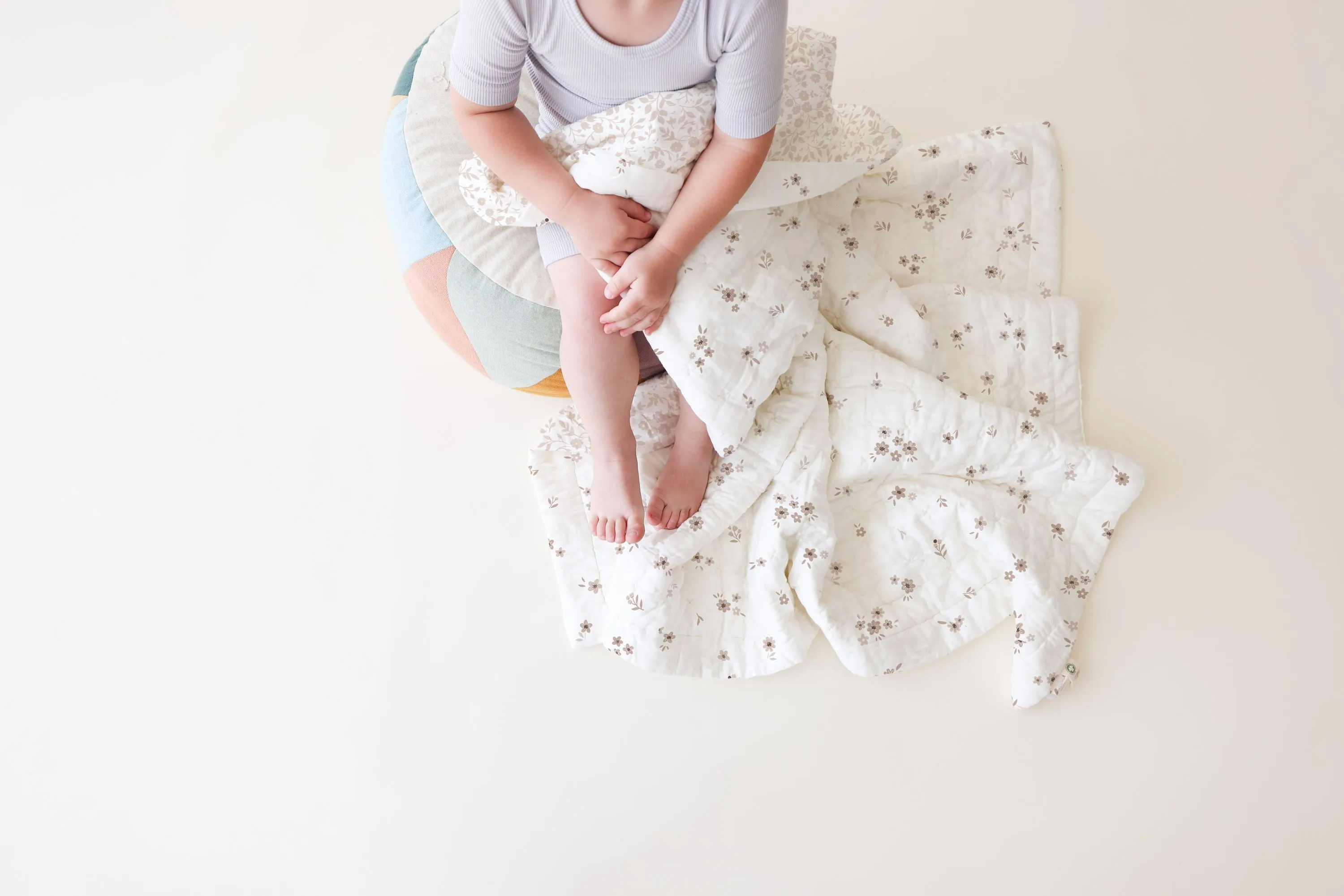 Organic Kids Quilt - Bloom & Gardenia