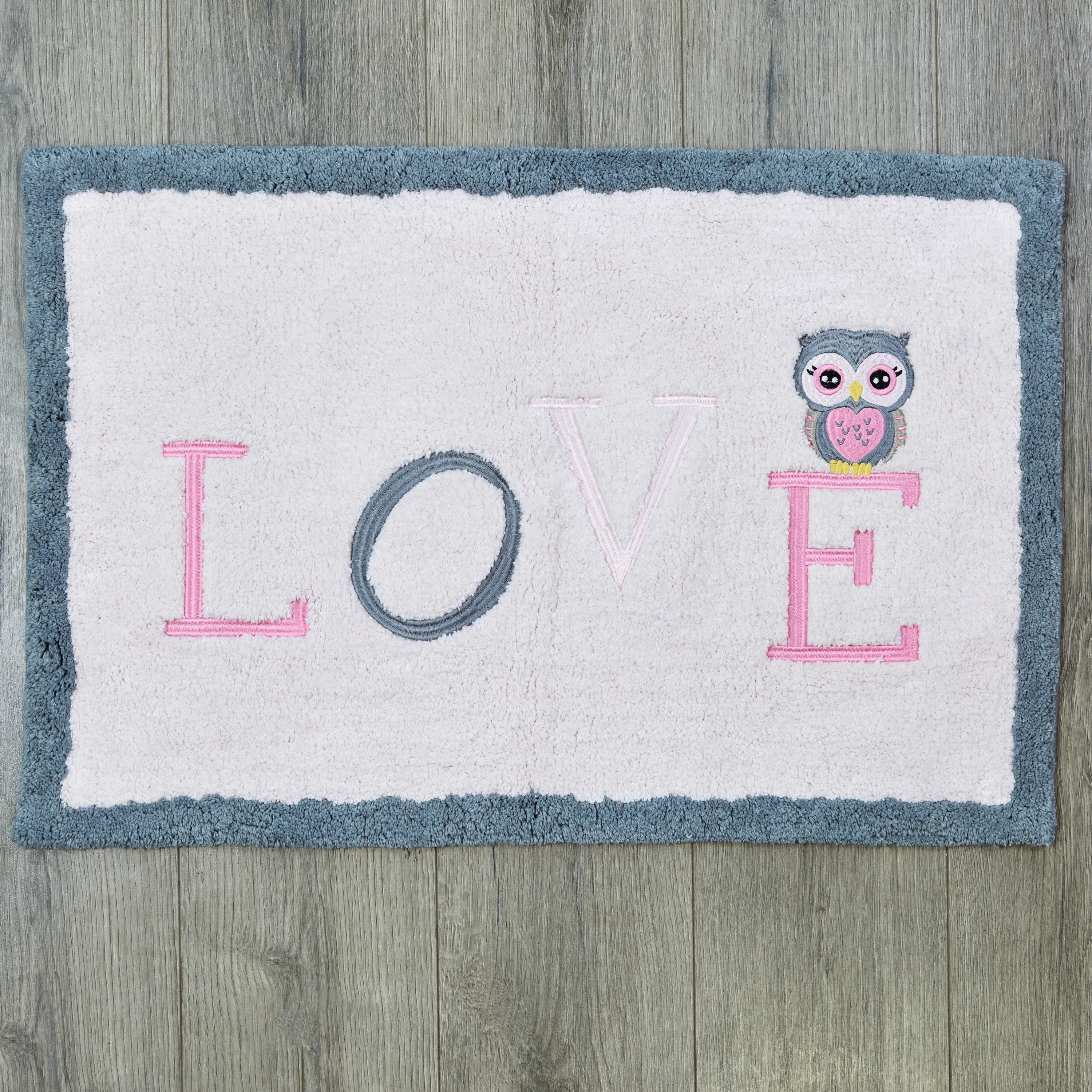 Owl Bedroom or Bathroom Rug - 30x20 in