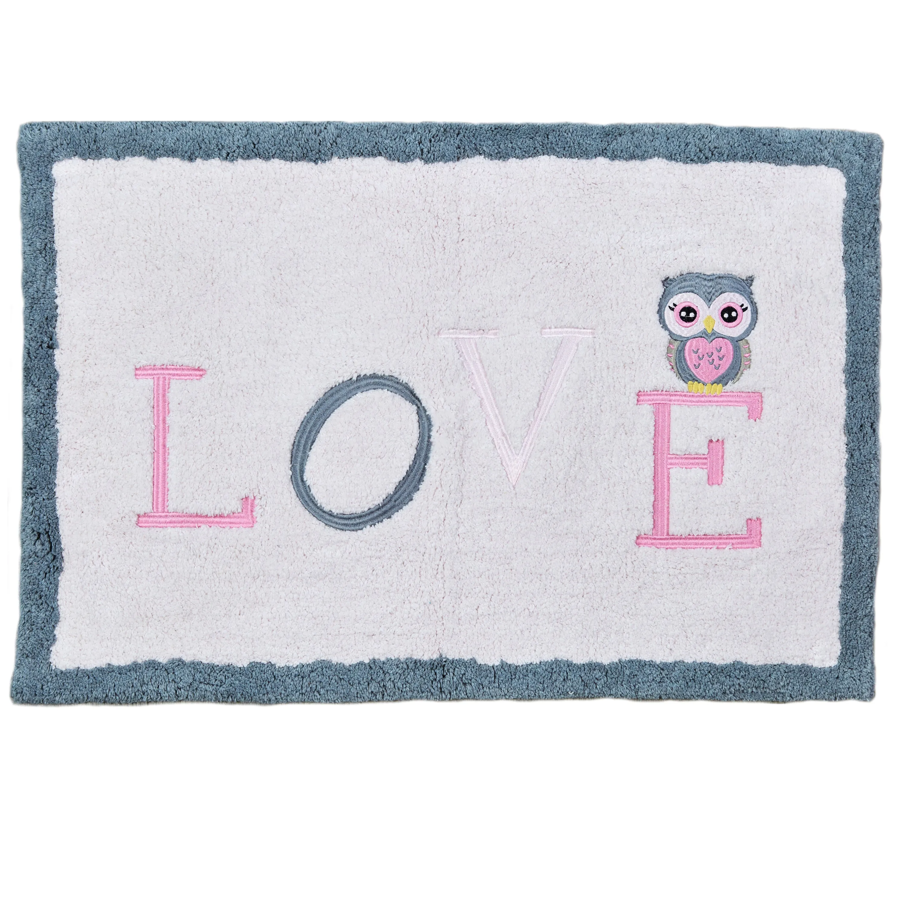 Owl Bedroom or Bathroom Rug - 30x20 in