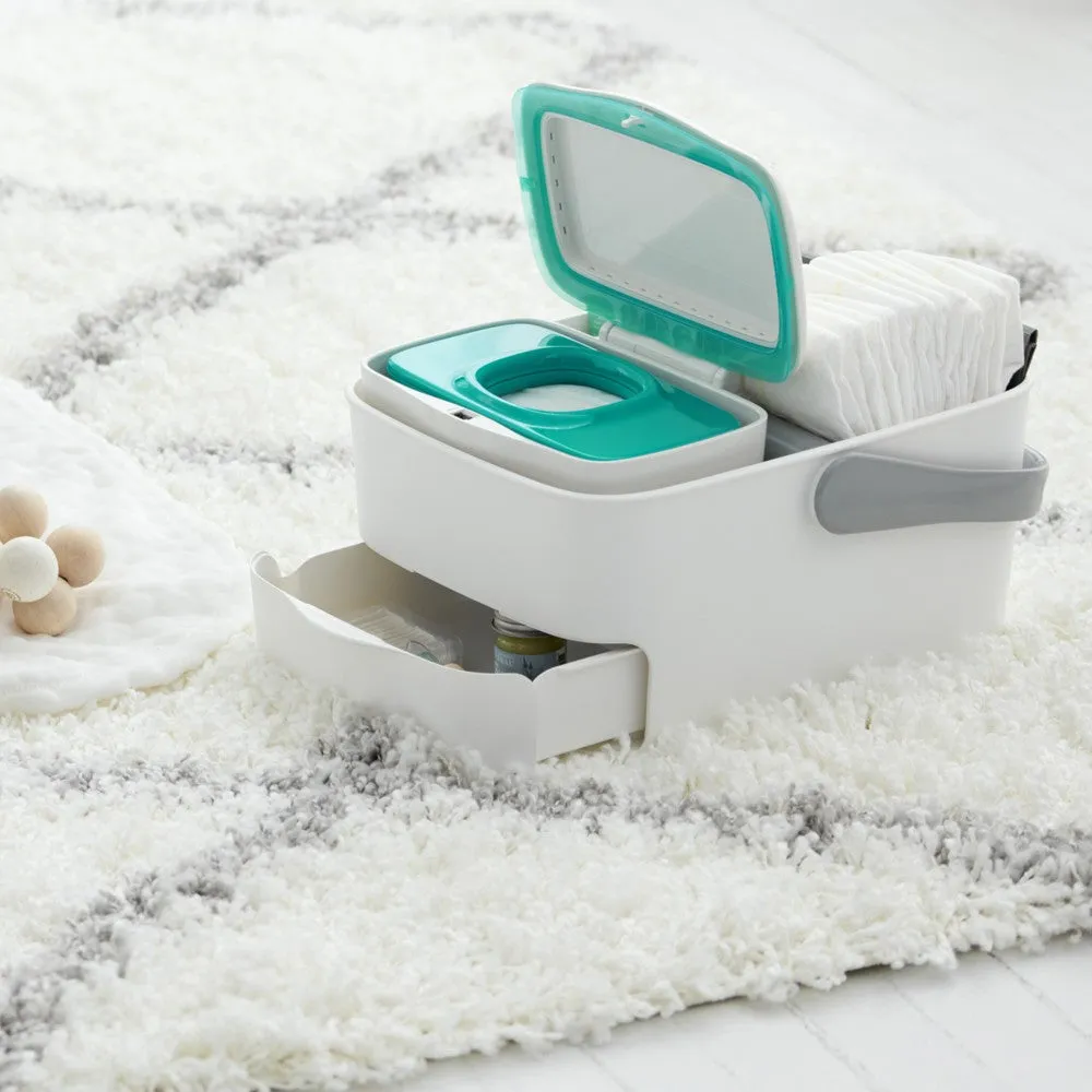 OXO Tot Nappy Caddy with Changing Mat - Grey