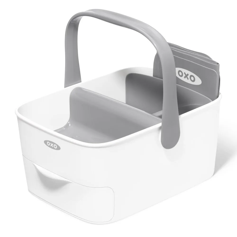 OXO Tot Nappy Caddy with Changing Mat - Grey