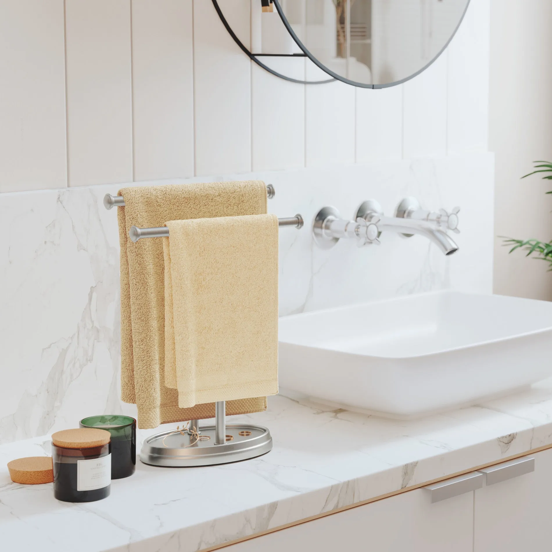 Palm Tree Towel Rack