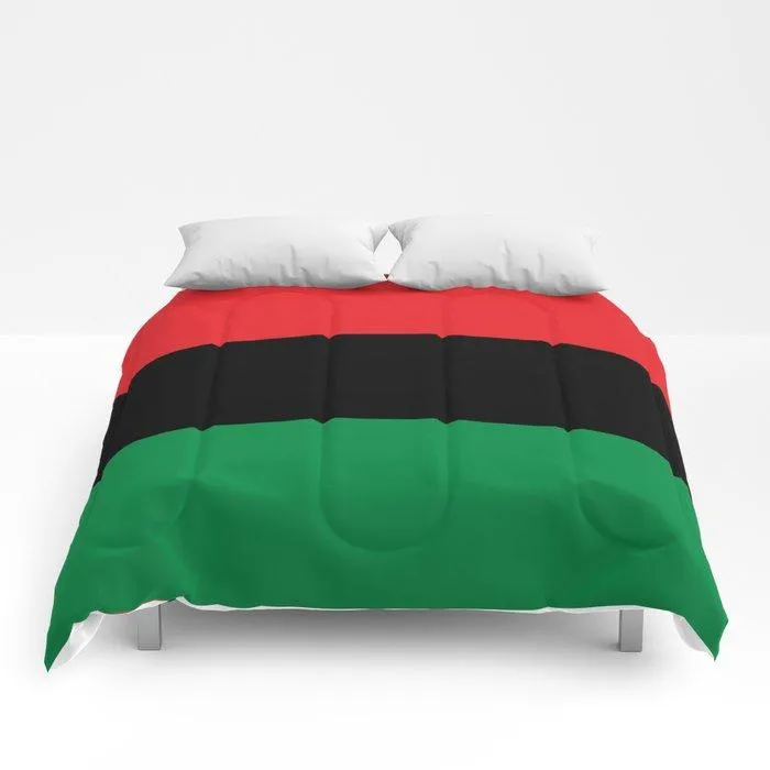 Pan African RBG Flag Bespoke Comforters