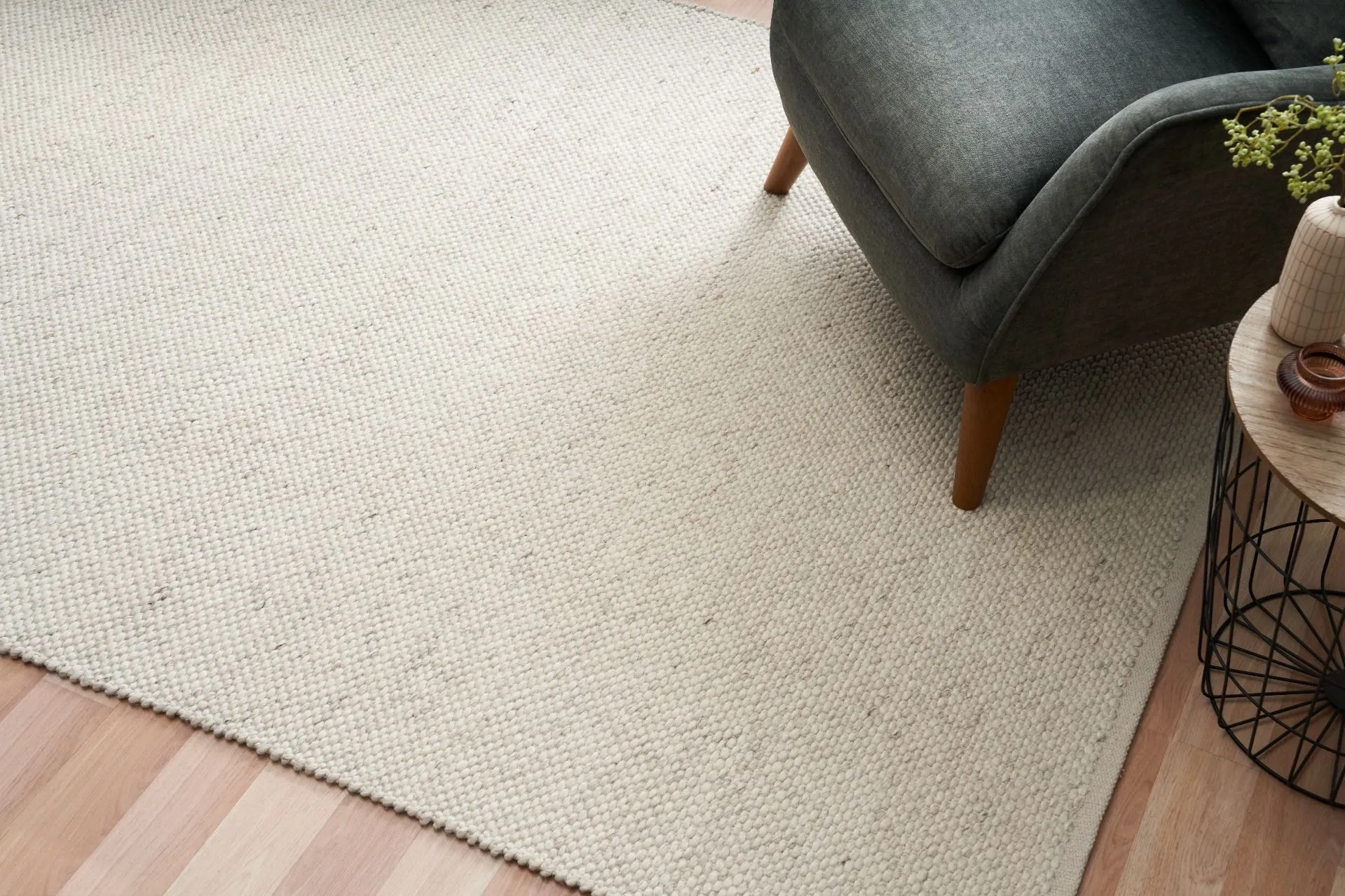 Parker 320 x 240 cm New Zealand Wool Rug - Pearl