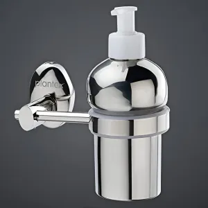 Plantex 304 Grade Stainless Steel Silver Wash Basin Handwash Holder/Wall Mounted Dispenser/Bathroom Accessories - Oreva (Chrome)