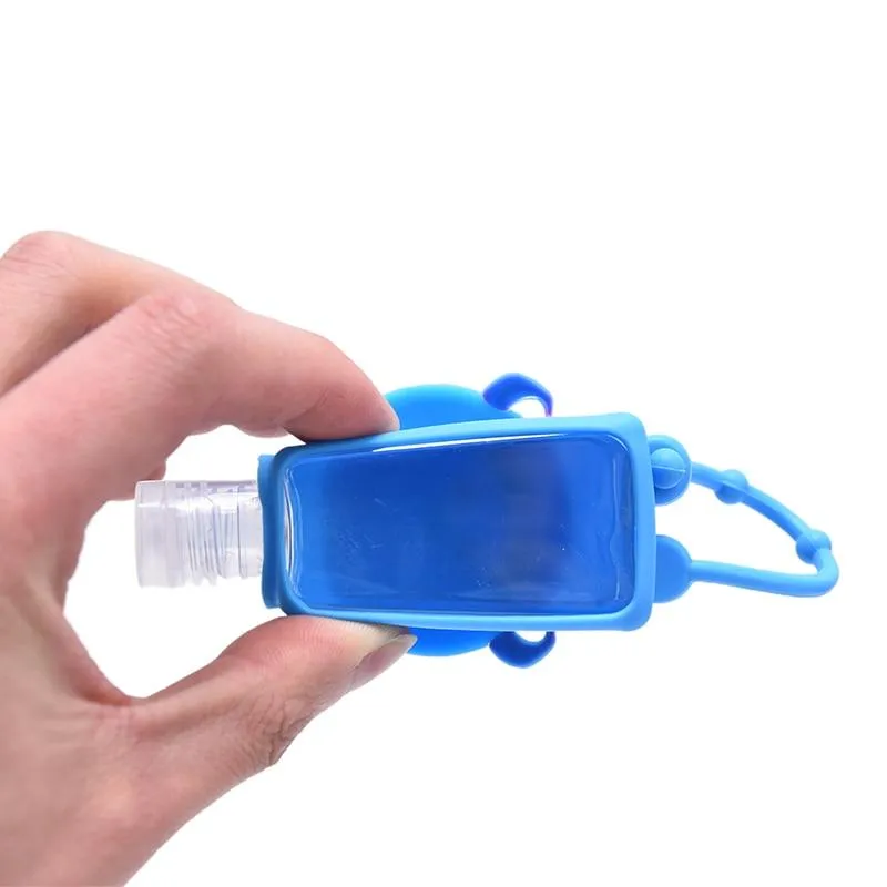 Portable Silicone Mini Travel Shampoo Soap Hand Gel Holder Dispenser