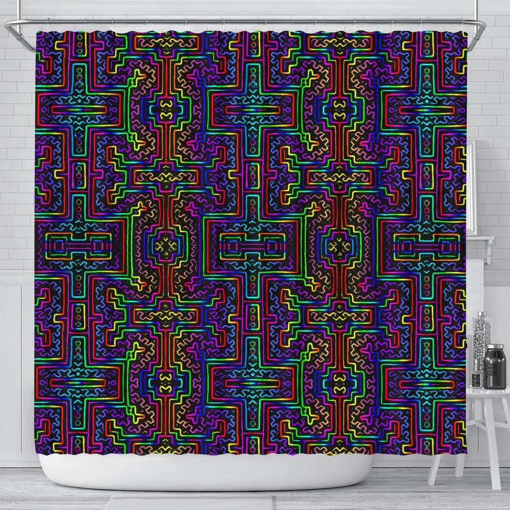 Prismatic Overlay | Shower Curtain | Hakan Hisim