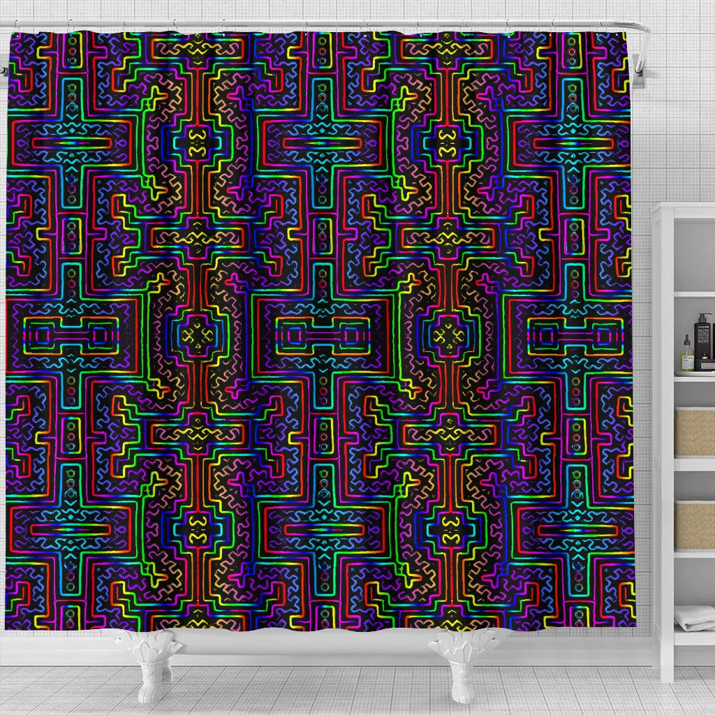 Prismatic Overlay | Shower Curtain | Hakan Hisim