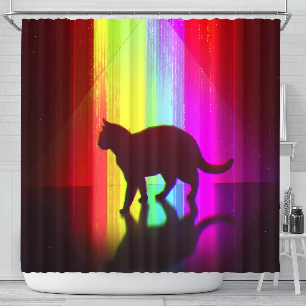 PSY CAT SHOWER CURTAIN | PHAZED